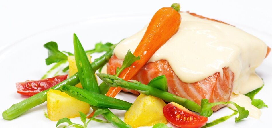 Salmon with Beurre Blanc